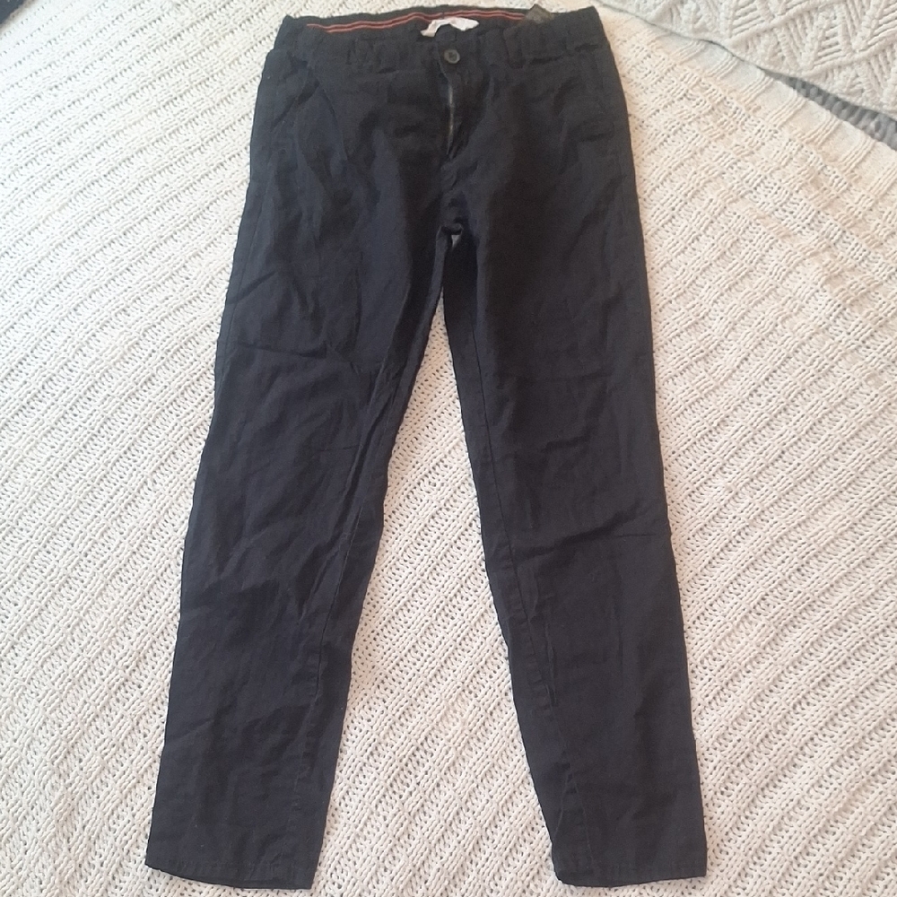 H&M Boys Black Chinos 13-14 Youth